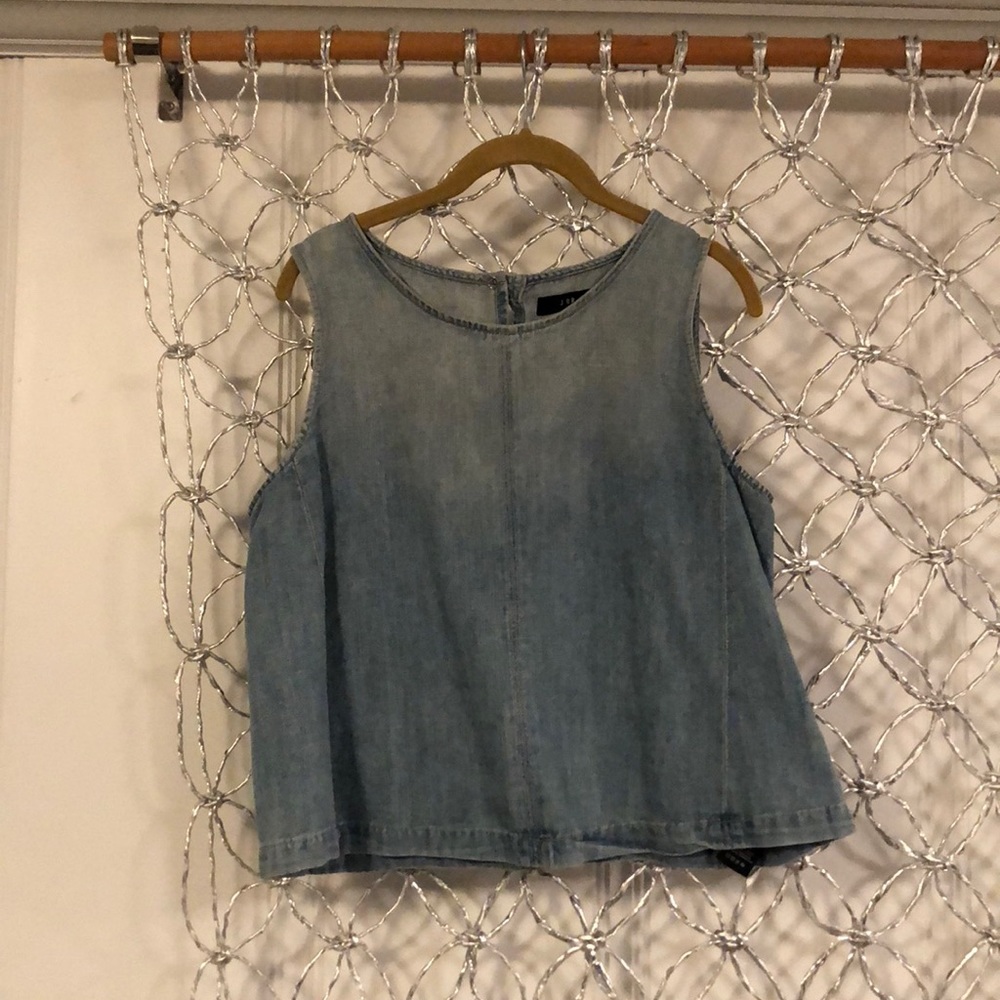 JBrand denim crop top